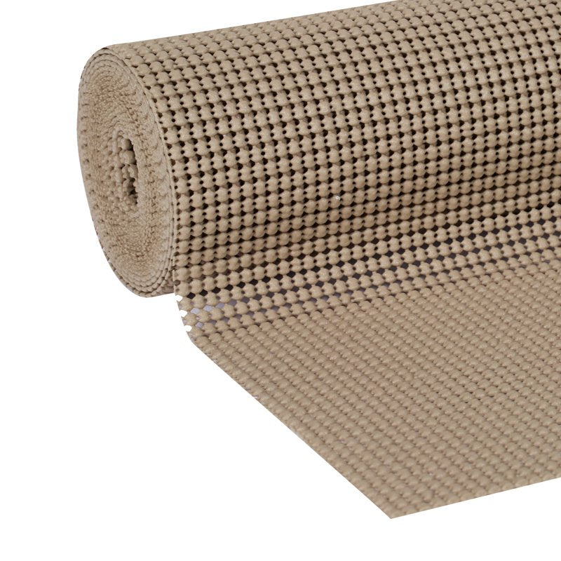 Select Grip Shelf Liner - 12" x 10' Roll, 6 Pack - Taupe