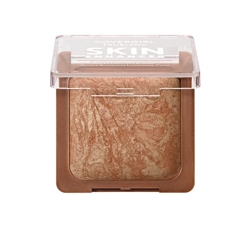 Luminous Baked Bronzer Powder with Hyaluronic Acid for Radiant Skin