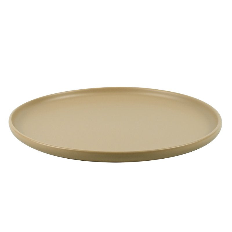 Brown Matte Stoneware Dinner Plate - 10.39 Inch