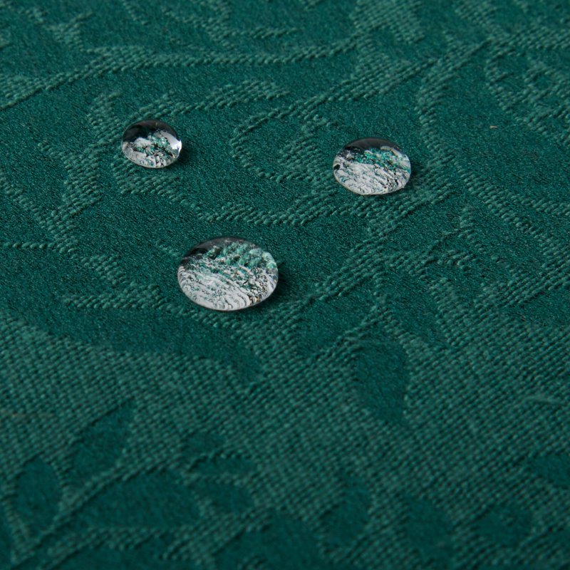 Lexington Damask Table Runner - 15" x 90" - Green, Stain Resistant