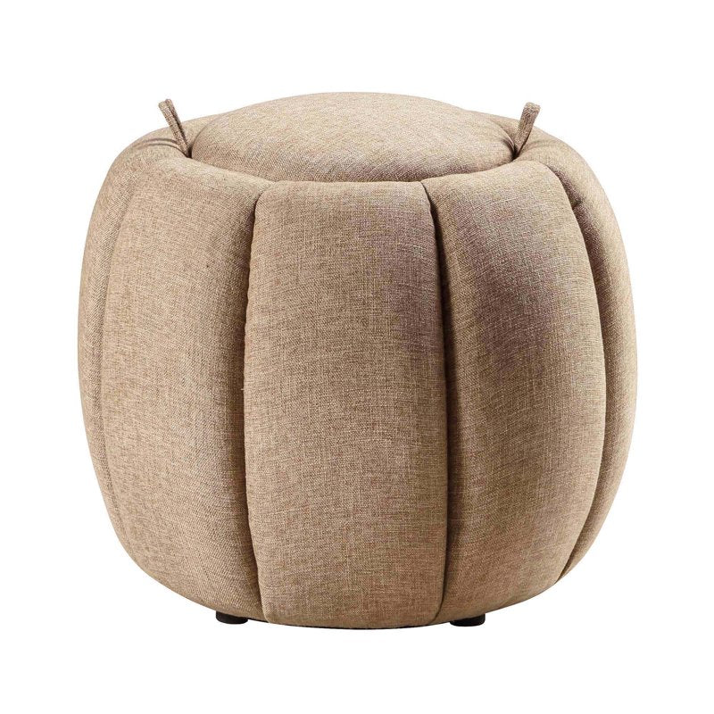 Daisy Storage Ottoman with Reversible Tray Lid - Multiple Colors