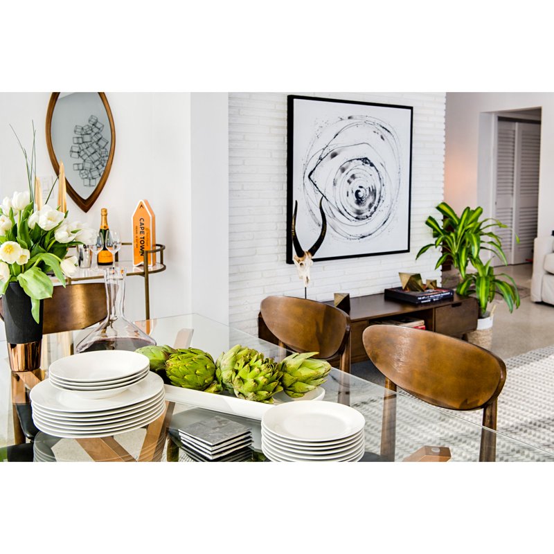 Simply White Round 45-Piece Dinnerware Set - Service for 8