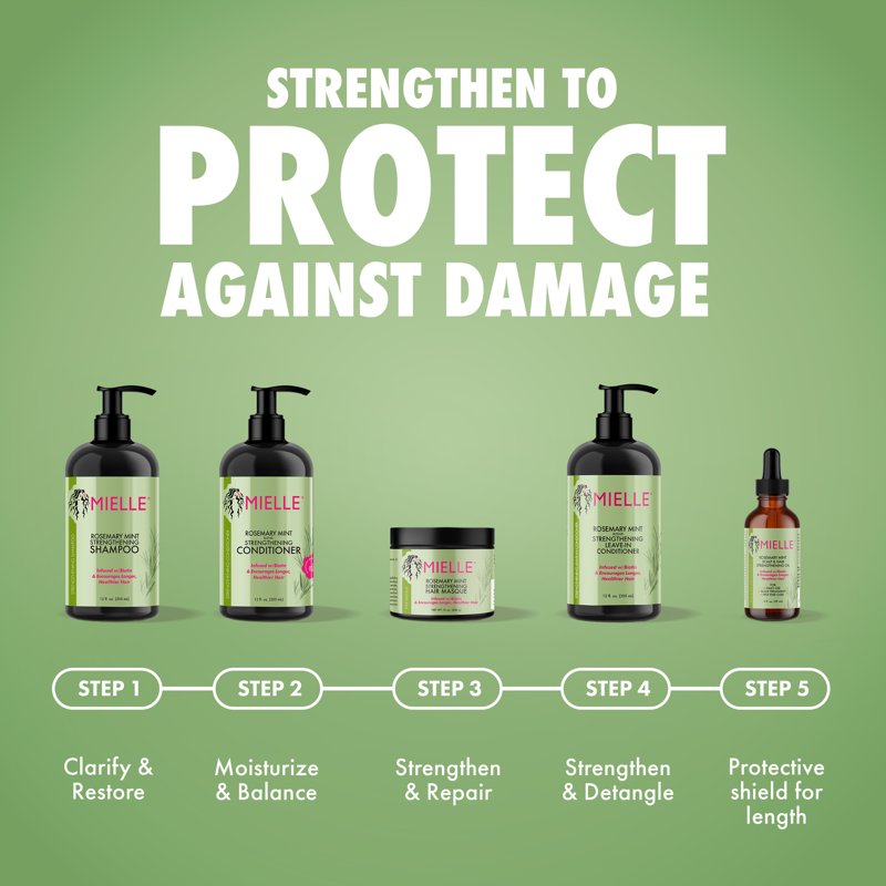 Rosemary Mint Strengthening Leave-In Conditioner with Biotin - 12 fl. oz.