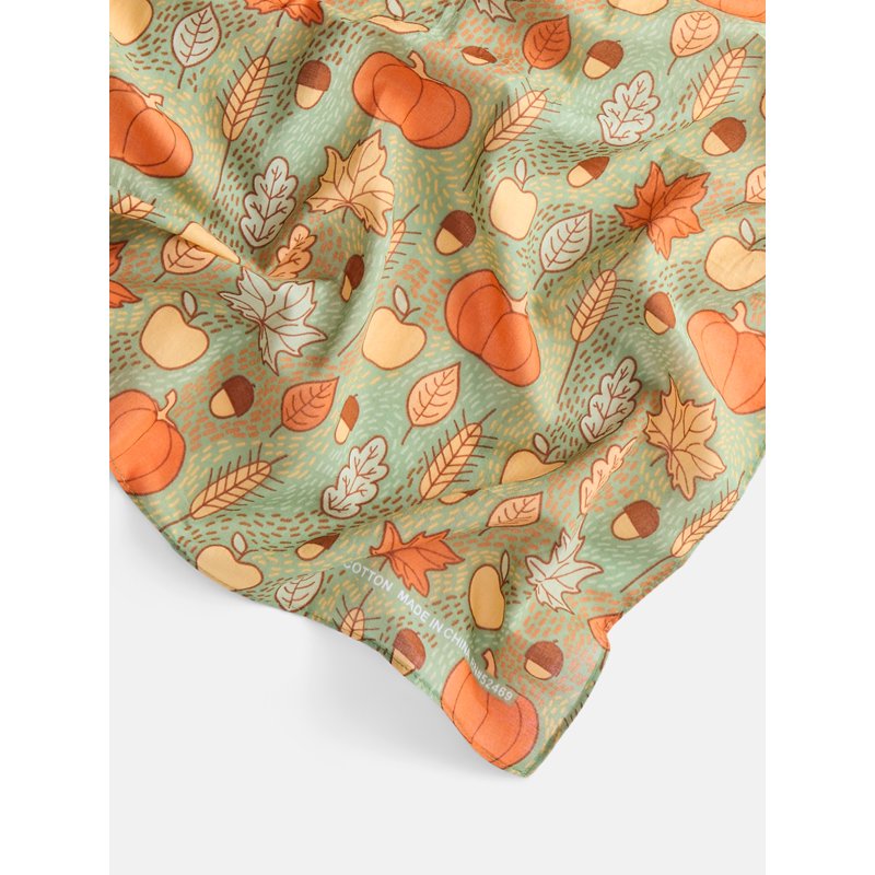 Halloween Women's Harvest Patch Bandana - Sage One Size