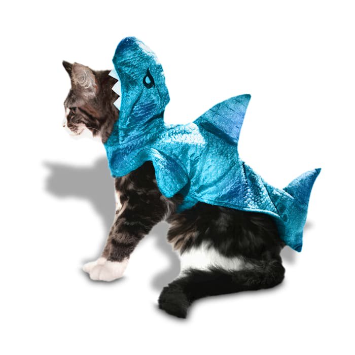 Petco Shark Hooded Pet Halloween Costume Medium - Fun & Easy to Wear