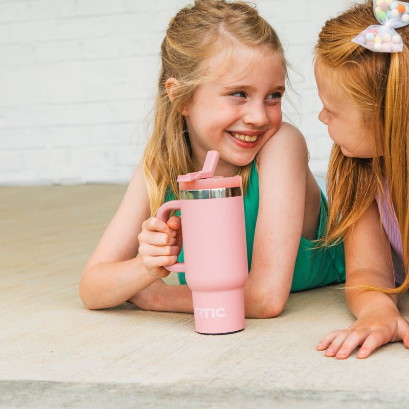 16 oz Ceramic Lined Road Trip Tumbler with Straw Lid - Periwinkle
