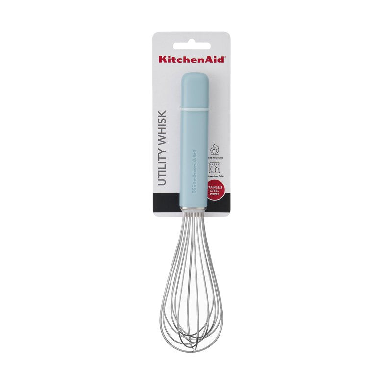 Stainless Steel Kitchen Whisk with Ergonomic Handle - Mineral Water