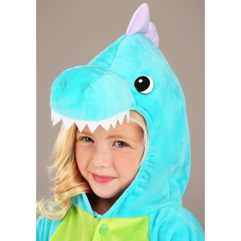 Toddler Cuddlesaur Costume 4T - Teal Dinosaur Baby Dress-Up