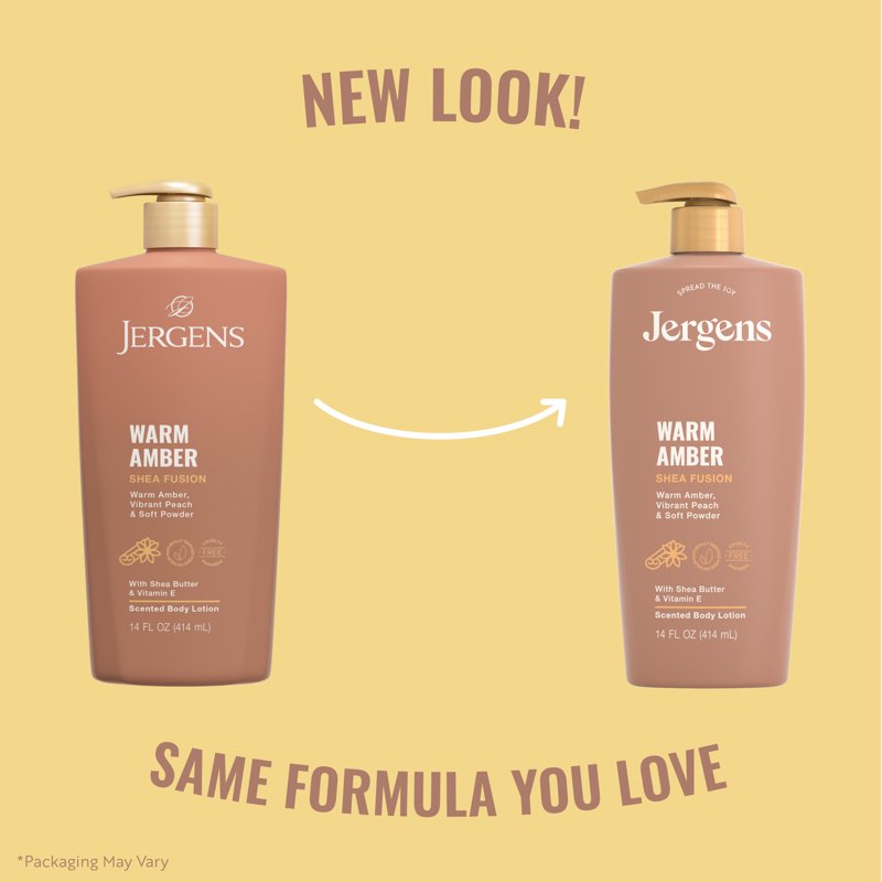 Shea Fusion Warm Amber Scented Body Lotion for Dry Skin