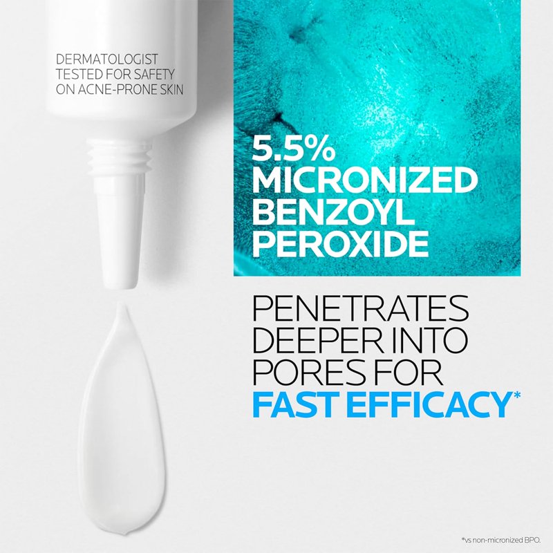 5.5% Benzoyl Peroxide Acne Spot Treatment Cream, 0.7 fl oz