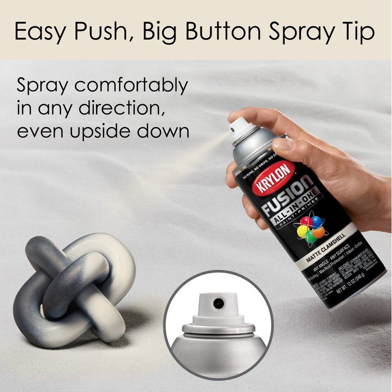 All-In-One Spray Paint - Matte Clamshell - 12 oz