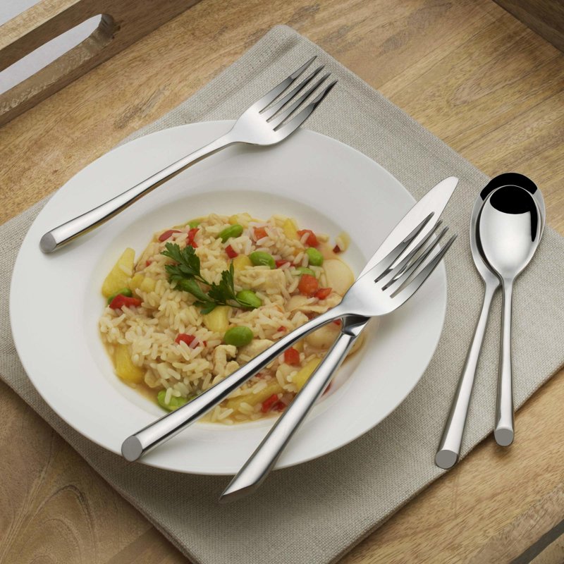 42-Piece Stainless Steel Flatware Set - Service for 8