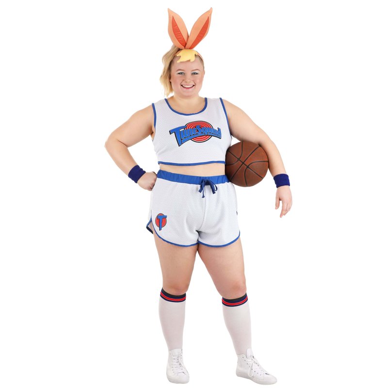 Women's Plus Size Space Jam Lola Bunny Costume 1X - Cosplay & Halloween