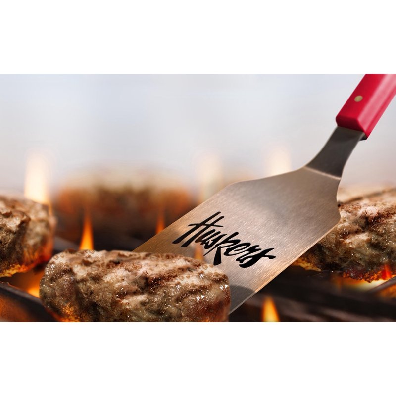 NCAA Nebraska Cornhuskers BBQ Tool Set - 3 Piece Grill Set