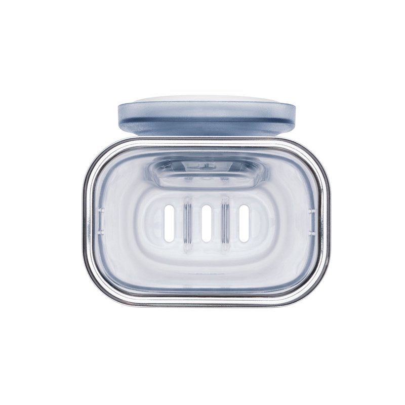 OXO StrongHold Suction Shower Accessory Cup - Bathroom Organizer for Razors & Toiletries 7.95 x 4.20 x 3.25