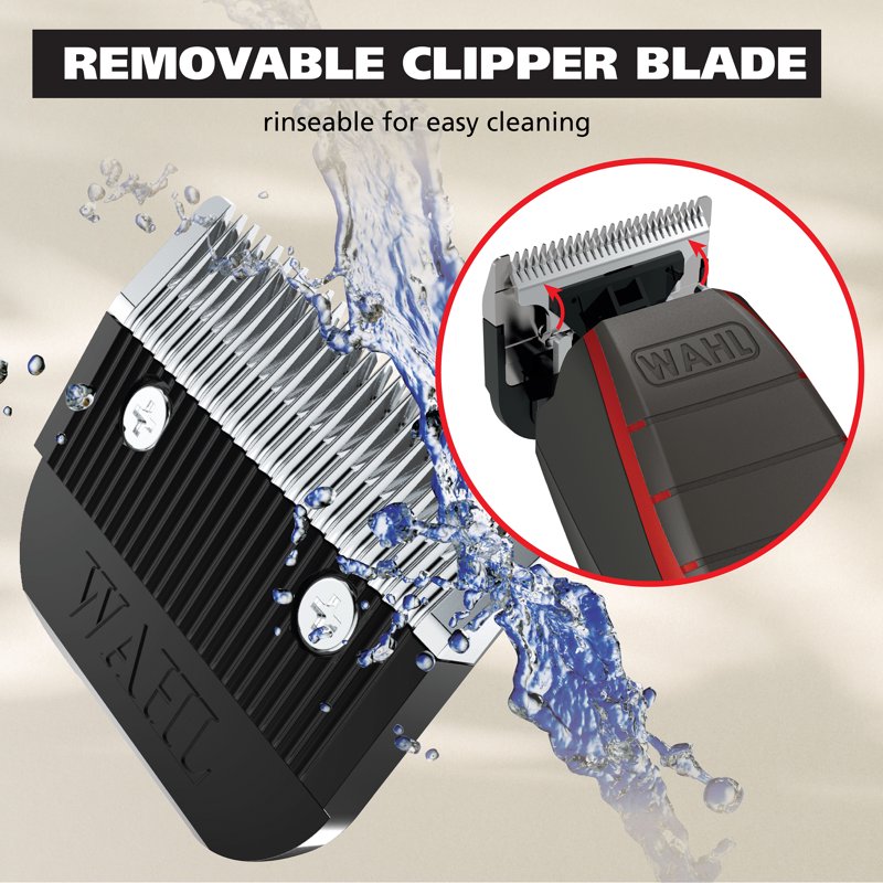 Cordless Hair Clipper for Men & Women - Rechargeable, Stainless Steel Blades