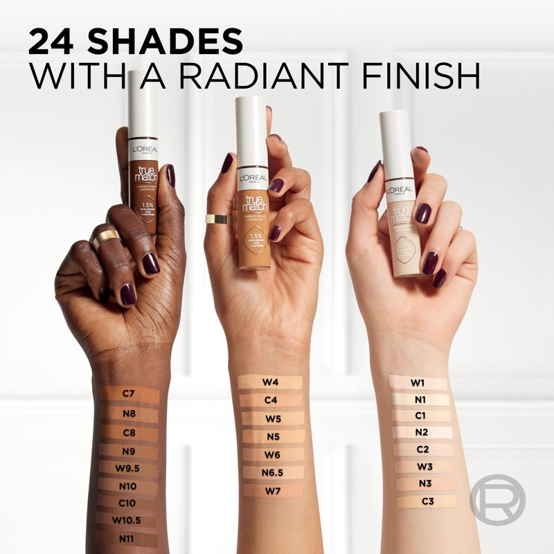 True Match Radiant Serum Concealer with Hyaluronic Acid - 24 Shades