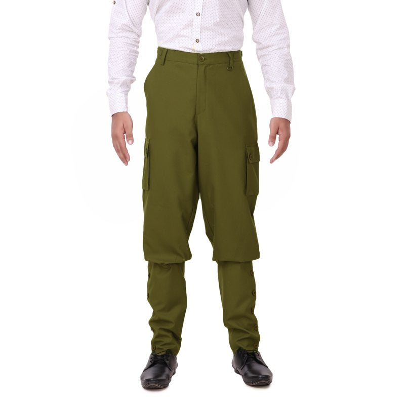 Men's Victorian Steampunk Airship Pants Pesto 2XL - Costume Trousers