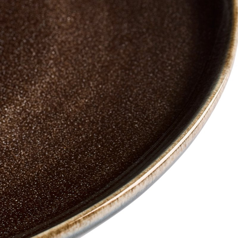 Gray Stoneware Dinner Bowl - 8.66-Inch, Microwave & Dishwasher Safe