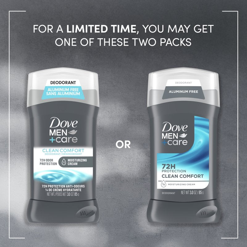 Mens Aluminum-Free Deodorant Stick, 72-Hour Odor Protection, Citrus Scent