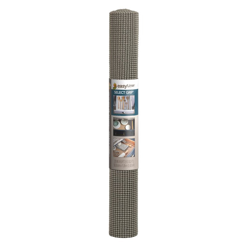 Select Grip EasyLiner Shelf Liner - Light Gray 20" x 6' Roll, 6 Pack