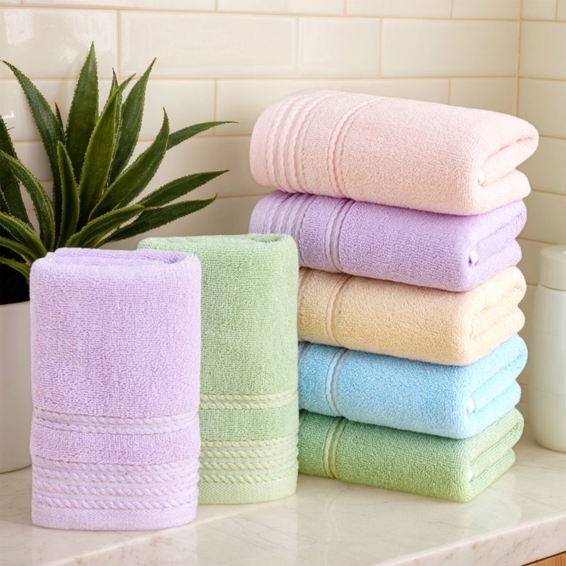 Purple Hand Towel Set - 14x30 Inches, Soft Absorbent Bathroom & Gym Towel - Unique Bargains - Variation of Purple 1-Piece
