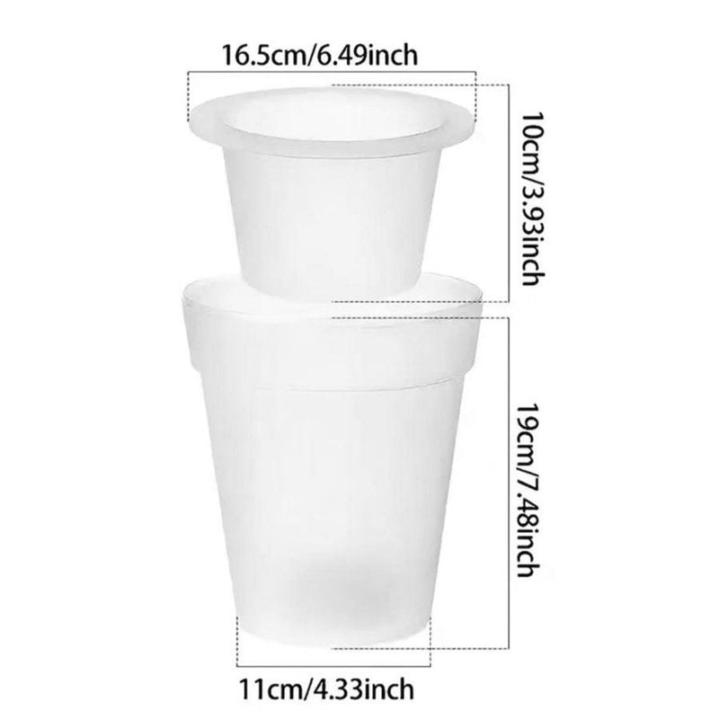 Solar Flower Pot Lights J - Waterproof Outdoor LED Garden Decor
