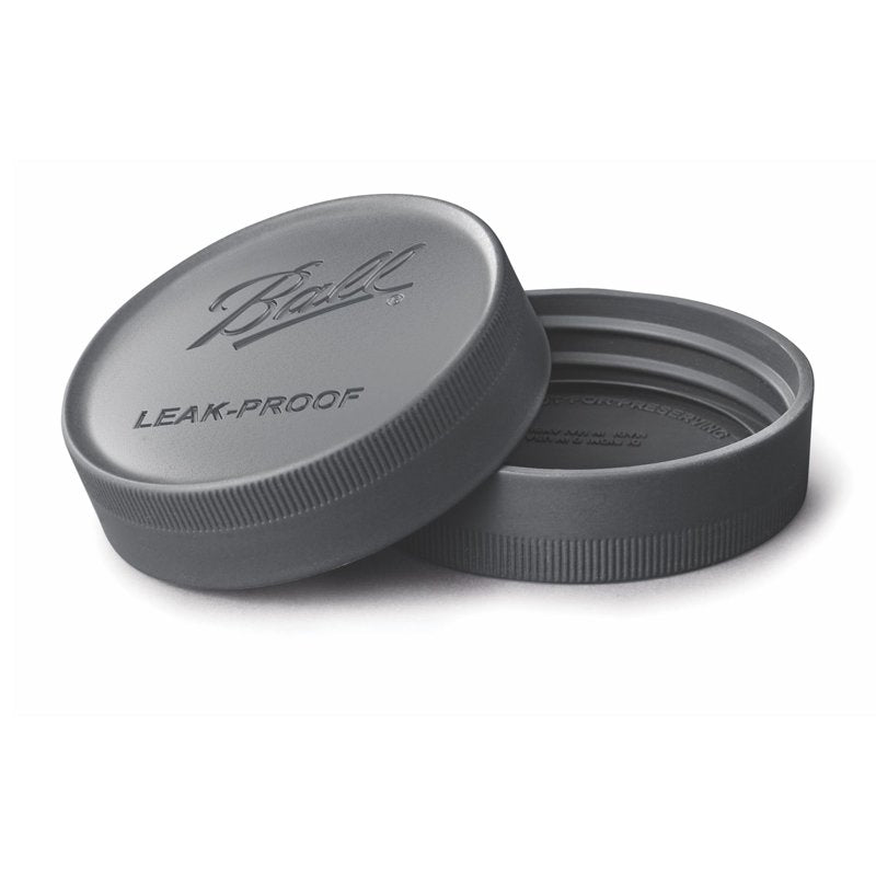 Ball One-Piece Leak-Proof Wide Mouth Storage Lids - 6 Pack