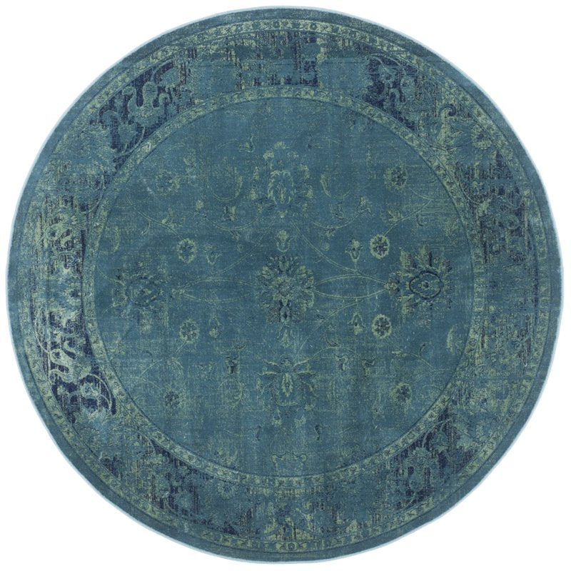 Vintage Jaxon Border Area Rug - Turquoise Multi 2' x 3' - Safavieh