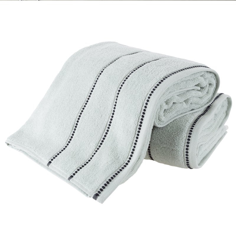 Seafoam Luxury Cotton Bathroom Towels Set - Quick Dry 2-Piece