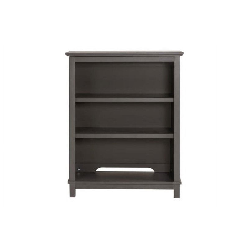Autumn Bookcase and Hutch in Slate Finish - Adjustable Shelves