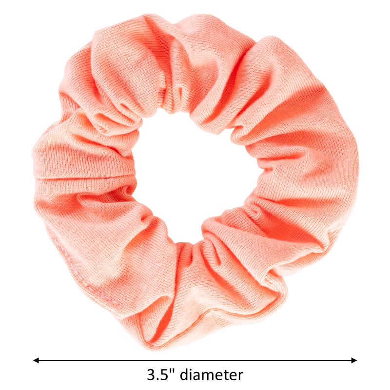 5-Piece Fabric Hair Scrunchie Set in Neutral Tones and Mixed Textures