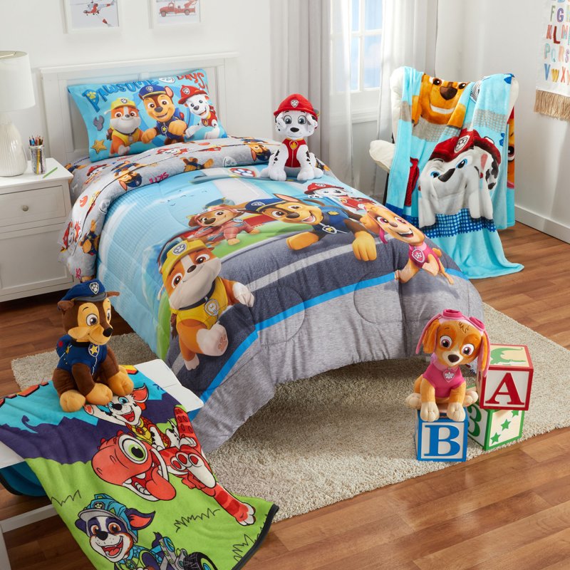 Kids Dino Print Fleece Throw Blanket 46x60 - PAW Patrol