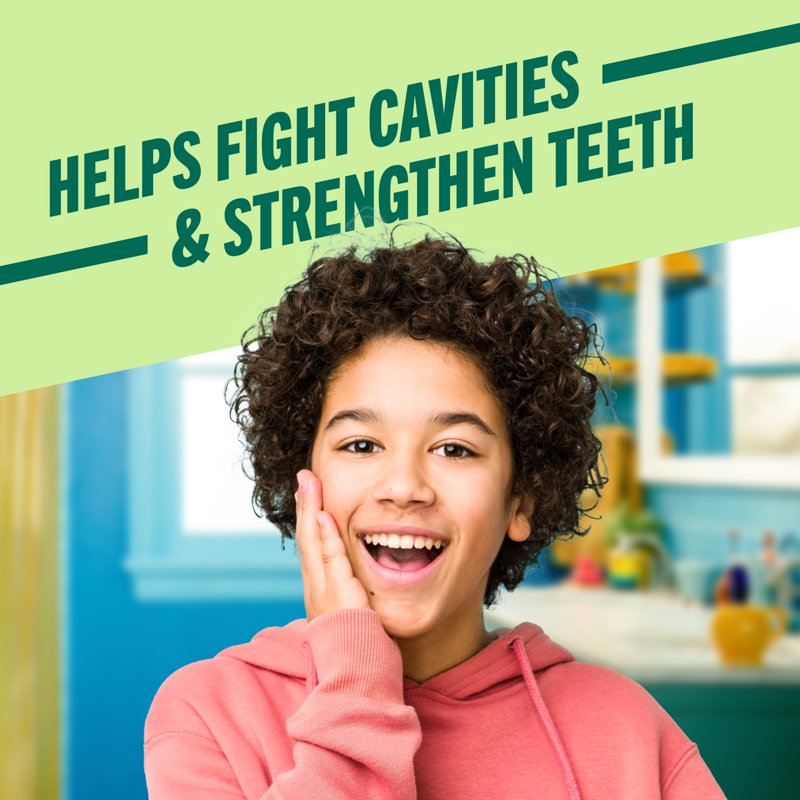 Kids Anticavity Fluoride Mouthwash - Alcohol-Free Bubblegum Flavor
