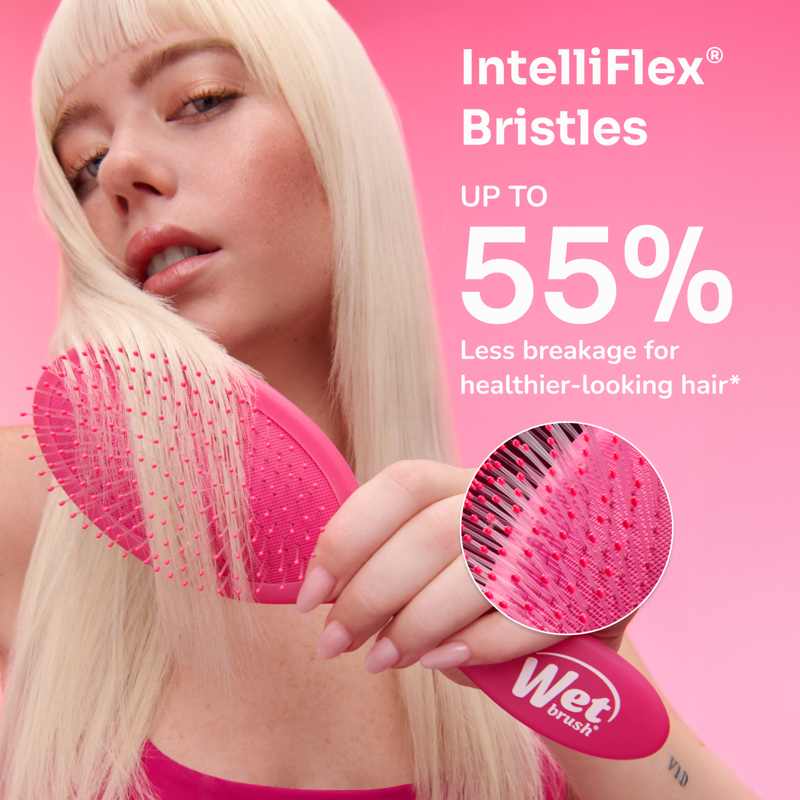 Mini Detangling Hair Brush - Travel-Friendly Knot Remover