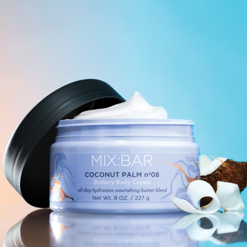 Coconut Palm Moisturizing Body Cream with Shea Butter, 8 fl oz