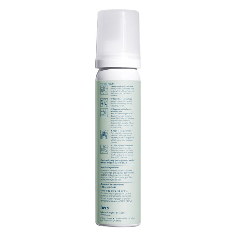 Minoxidil 5% Topical Foam - Hair Regrowth Treatment for Women
