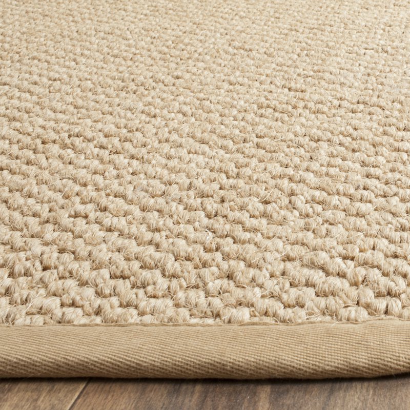 Natural Fiber Runner Rug - Maize 2' x 8' Bordered Sisal Area Rug