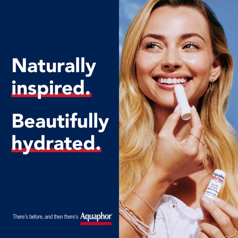 Naturally Derived Lip Repair Balm Stick with Aloe Vera and Shea Butter