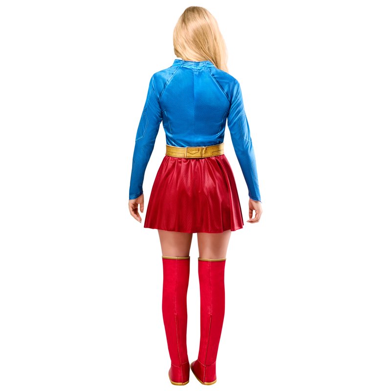 Supergirl Movie Deluxe Costume for Adults - Large - Blue, Red & Yellow