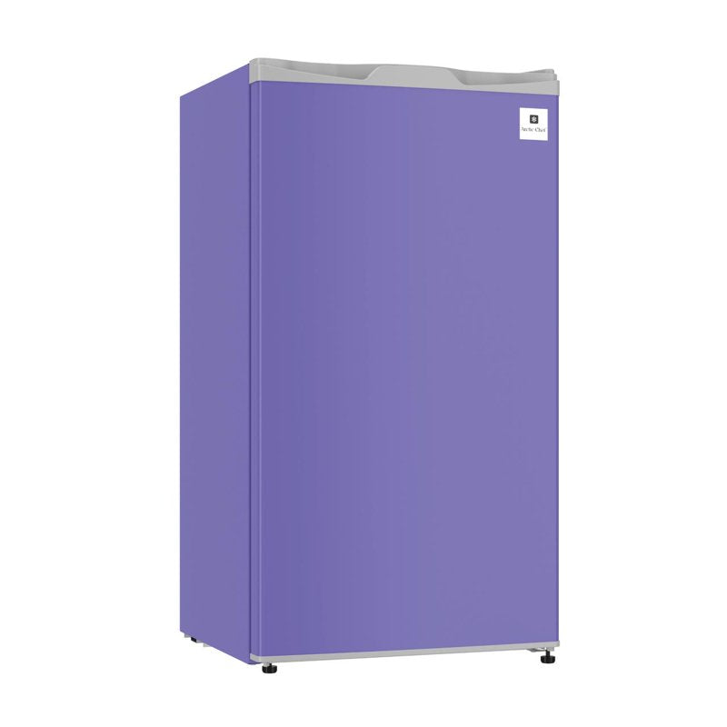 Compact 3.2 Cu. ft. Refrigerator with Chiller Freezer - Purple