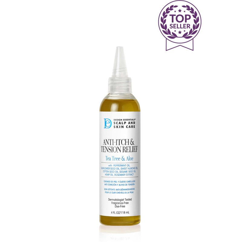 Scalp Care Anti-Itch & Tension Relief Hair Oil with Tea Tree & Aloe - 3 Pack