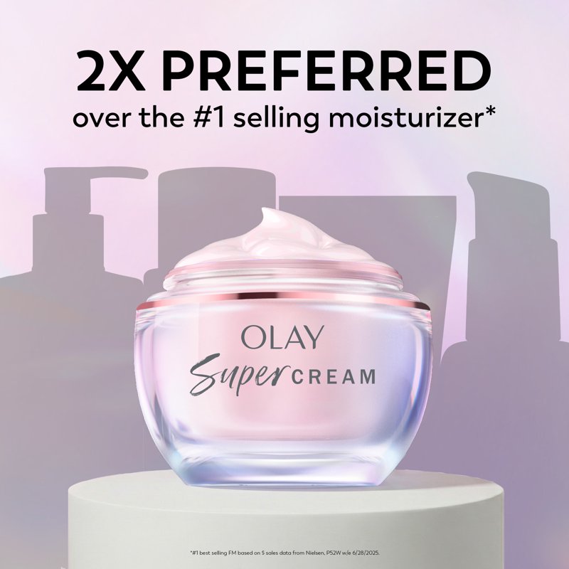 Lightweight Face Moisturizer - 5-in-1 Hydrating Cream, 1.7 oz