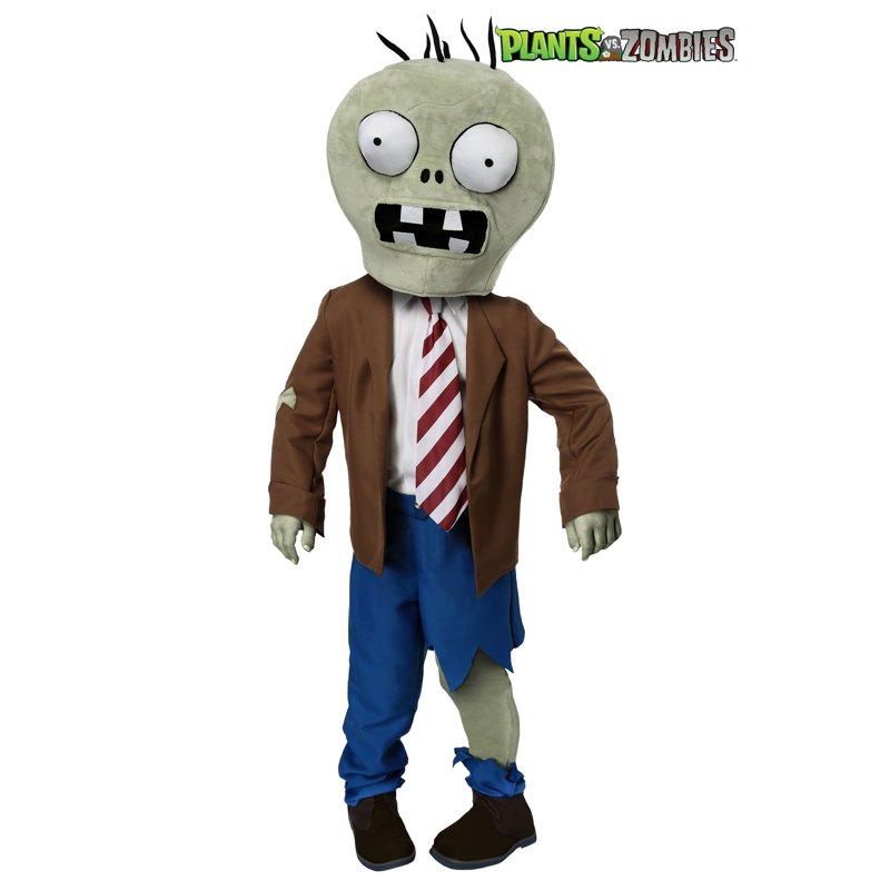 Toddler Plants Vs Zombies Zombie Costume 4T - Video Game Inspired Dress Up