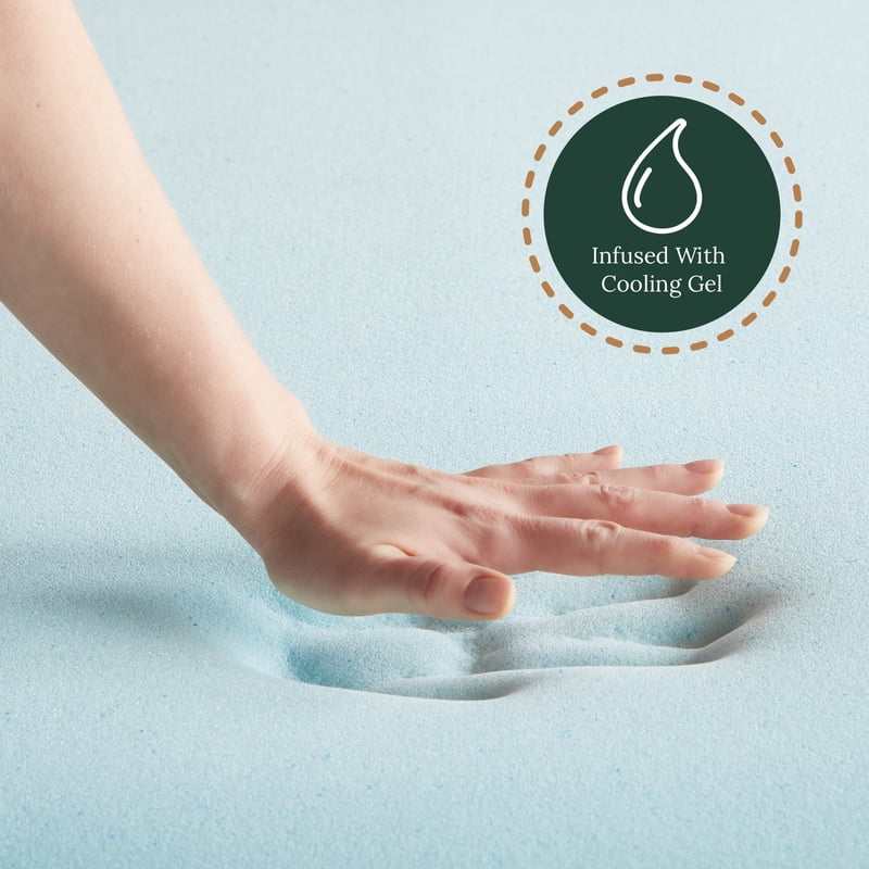 Twin Gel Infused Memory Foam Mattress Topper 3 Inch - Rest Haven