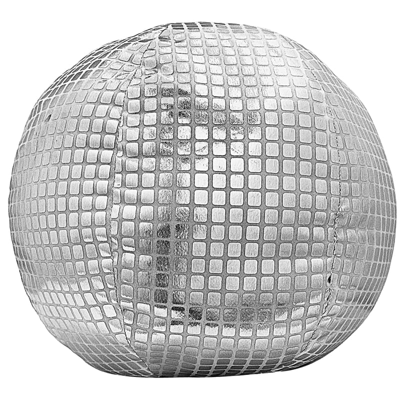 Urban Shop 12-Inch Disco Ball Decorative Pillow - Set of 4, Teen & Young Adult Home Decor