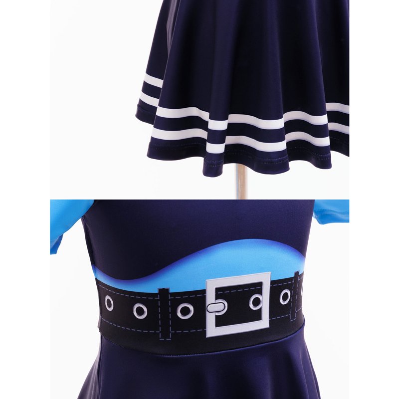 Kids Rabbit Police Costume Dress for Halloween - Size 5-6 - Only Dress