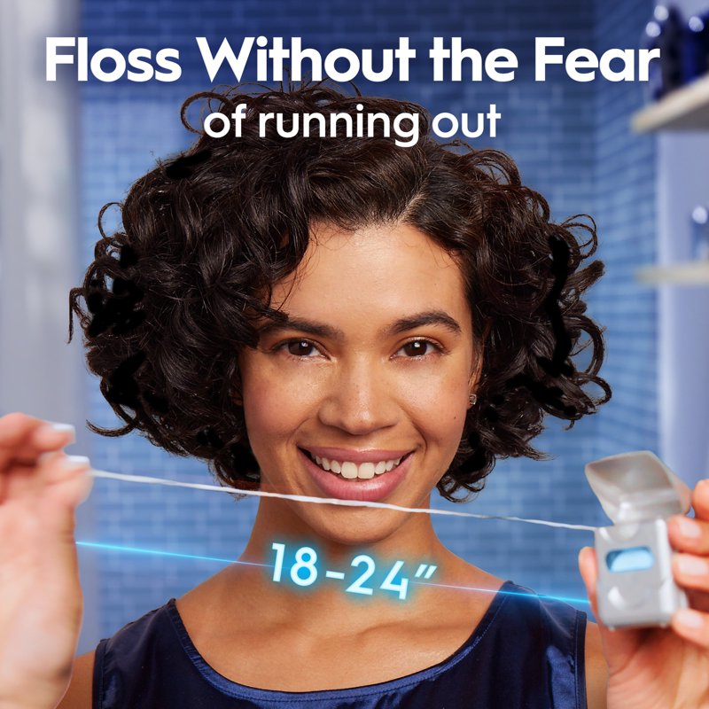 Healthy Gums Dental Floss - Unflavored, 2 Pack (50m Each)