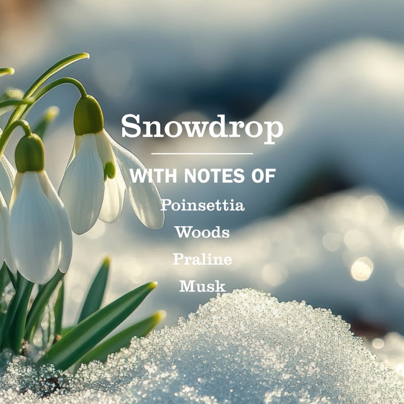 Liquid Hand Soap with Essential Oils - Snowdrop Scent
