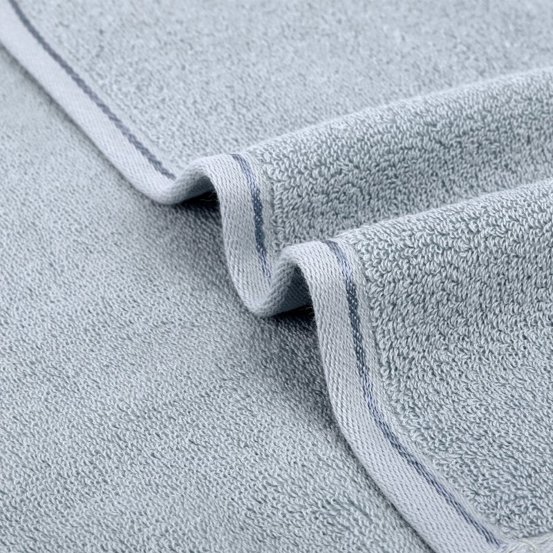 Cotton Hand Towels Set - Light Grey, 4-Piece - Soft, Absorbent Bathroom & Kitchen Towels